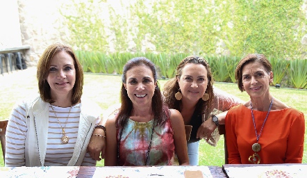  Jana González, Chilín Corripio, Gaby Herrera y Maru Borbolla.