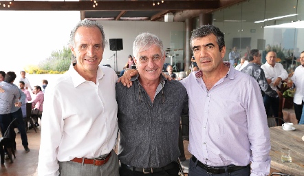 Paco de la Rosa, David Dauajare y Horacio Tobías.