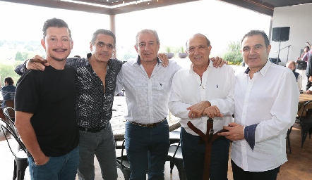 Horacio Lizaola, Mauricio Abud, Fernando Abud, Guillermo Medlich y Antonio Musa.