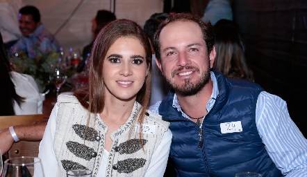 Pily Castañón y Octavio Aguillón.