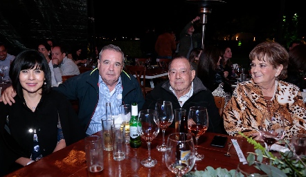  Tere Guerrero, Alejandro Mancilla, Jacobo Payán y Yolanda Espinosa.