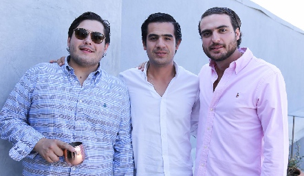  Jorge Stahl, Rodolfo Ortega y Manuel Saiz.