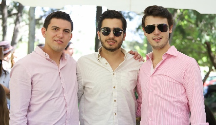  Fernando Silos, Rodrigo Michel y Pablo Labastida.