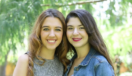 Moni Michel y Ana Pau Carvajal.