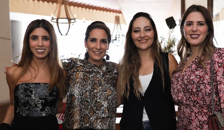  Daniela Güemes, Maribel De Antuñano, Huri Calzada y Lourdes Robles.