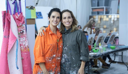 Maricel Gutiérrez y Ana Hernández Graf.
