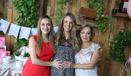  Renata González, Priscila González y Rossana Benavente.