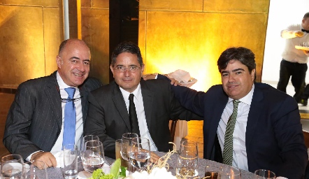  Rafael Olmos, Gerardo Rodríguez y Paco Leos.
