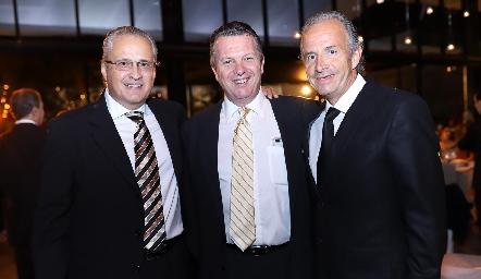  Carlos Brueggeroff, Paulo Meade y Francisco de la Rosa.