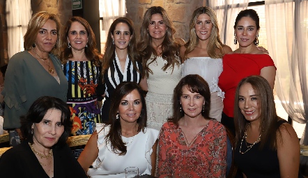  Mimí Hinojosa, Gabriela Payán, Dany Mina, Martha Díez Gutiérrez, Martha de la Rosa, Maribel Lozano, Lula López, Elsa Tamez, Tawi Garza y Lorena Herrera.