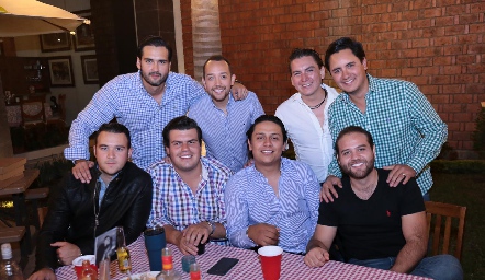  José Iga, Mauro Rodríguez, César Manzanilla, Alejandro Villasana, Alfonso César, Mauricio Labastida, Juan Carlos Díaz de León y Rodrigo Leos.