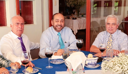  Manuel González Carrillo, Teófilo Torres Corzo y Octaviano Gómez.
