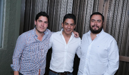  Juan Andrade, Luis Alcalde y Pedro Hernández.