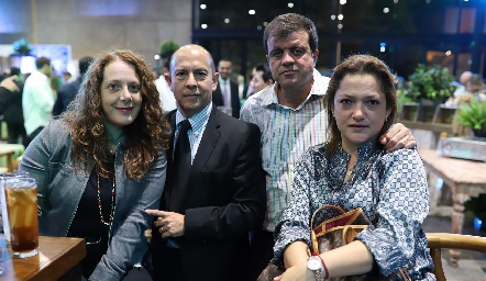 Alejandra de la Maza, Ignacio Salinas, Enrique Michel y Mónica Ramírez.