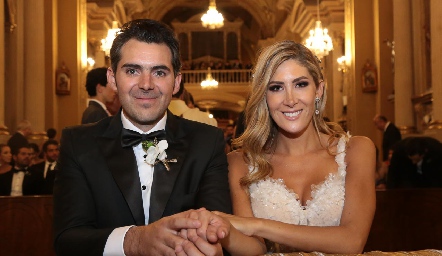  Daniel Dauajare y Martha de la Rosa ya son esposos.