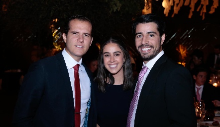  Juan Fer Rojas, Natalia Navarro y José Manuel Lázaro.