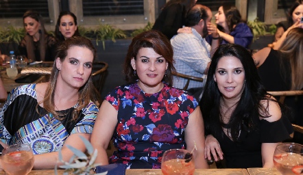 Hanni Abud, Isabel Guzmán y Paty Guerrero.