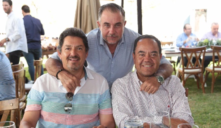  Dagoberto Castillo, Javier Alcalde y Alejandro Aguillón.