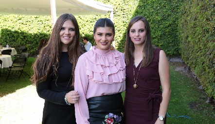  Regina Solana, Ana Sofía Díaz y Marisa Michel.
