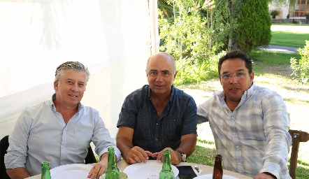  Jorge Gómez, Juan Manuel Córdova y Antonio Ascanio.