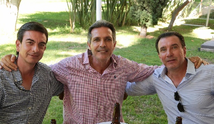  Oscar Silos, Oscar Hernández y Federico Alcalde.