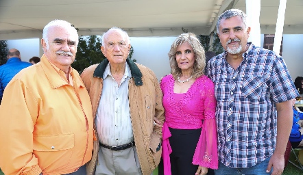  Miguel Hernández, Óscar Páramo, Martha de Díaz de León y Picho Páramo.
