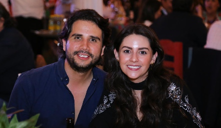   Rodrigo Mercado y Victoria Álvarez.