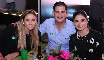  Ana Gabriela Díaz Infante, Antonio Morales y Samira Romo.