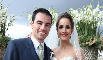  Alejandro Mancilla con su esposa Dany Mina.