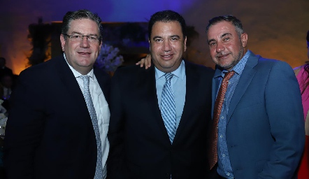  Jacobo Payán, Roberto Silva y Javier Alcalde.
