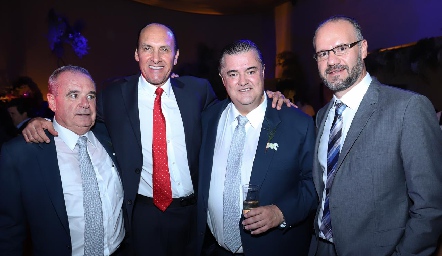  Alejandro Mancilla, Alfredo Hernández, Nicolás Mina y Gabriel Mancilla.