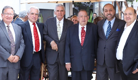  Juan Ramírez, Octaviano Gómez, y Gómez, Federico Alcalde, Jacobo Payán, Teófilo Torres Corzo y Juan Payán.