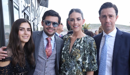 Isa Pérez, Ernesto Navarro, Daniela Pérez y Alejandro Muñoz.