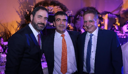  Luis Mahbub, Horacio Tobías y Daniel Dauajare.