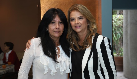 Lety Ruiz y Luz María Márquez.