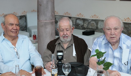 Gerardo Ramos, Antonio Barral y Ricardo Torres Arpi.