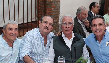  Gilberto Galván, Guillermo Borbolla, Sergio Godínez y Óscar Hernández.
