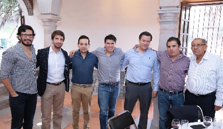 Andrés González, Jorge Meade, Rodolfo Ocejo, Alejandro Garza, Christian Meade, Virgilo Garza y Eduardo Zúñiga.