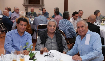  Enrique Alfonso, Antonio Esper y Miguel Romero Ruiz.