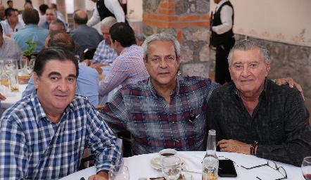  Eduardo Acebo, Miguel Obregón y Jesús Herrera.