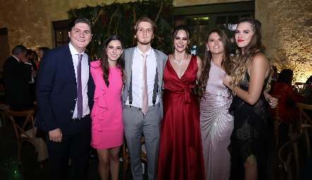  Primos Bárcena, Diego, Cecilia, Andrés, Cuque, Regina y Ana Sofía.