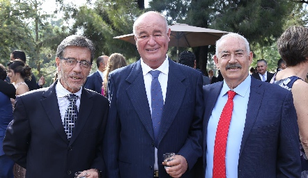  Daniel Muriel, Antonio Zarzosa y Santiago Hernández.