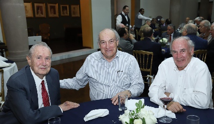  Rafael Valle, Jorge Mendizábal y José Claudio Pérez.