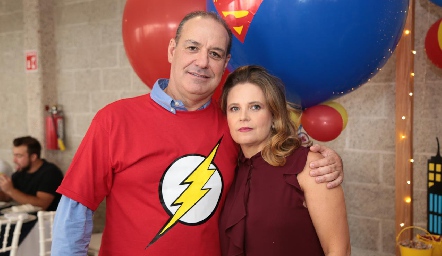 Manolo Martins y Eva Anaya.