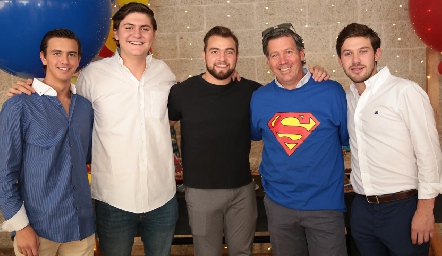  José Miguel Meade, Diego Bárcena, Memo Pizzuto, Óscar Mendizábal y Óscar Mendizábal.