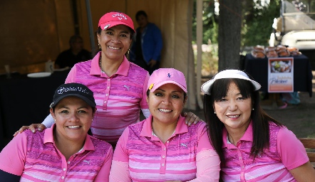 Susei González, Alejandra Sosa, María Alexandre y Yukiko.