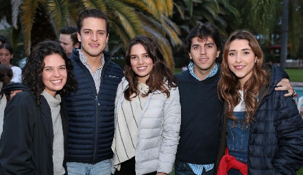 Cayetana Gómez, Rodrigo Díaz de León, Montse Piñero, Tian Garza y Nuria Minondo.