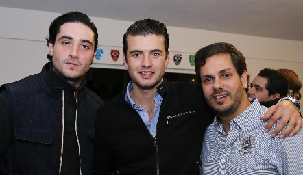  Roberto Zollino, Alejandro Aranda y Javier Medlich.