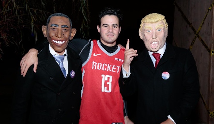  Obama, Jero Gómez y Trump.
