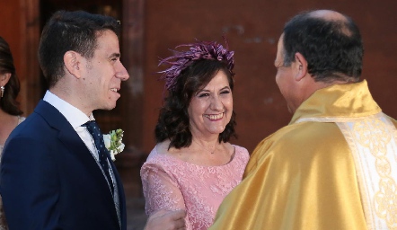  Mario Orgaz con su mamá Leo de Orgaz.